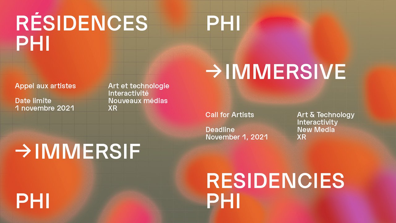 Montreal welcomes the PHI-IMMERSIVE RESIDENCY, an annual residency for XR artists or collectives