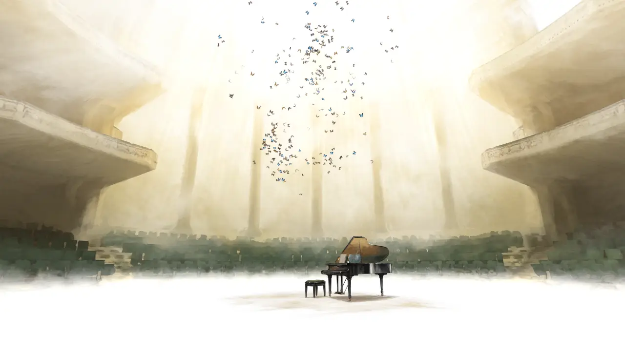 EXCLUSIVE! Official poster artwork for A LONG GOODBYE by Kate Voet & Victor Maes